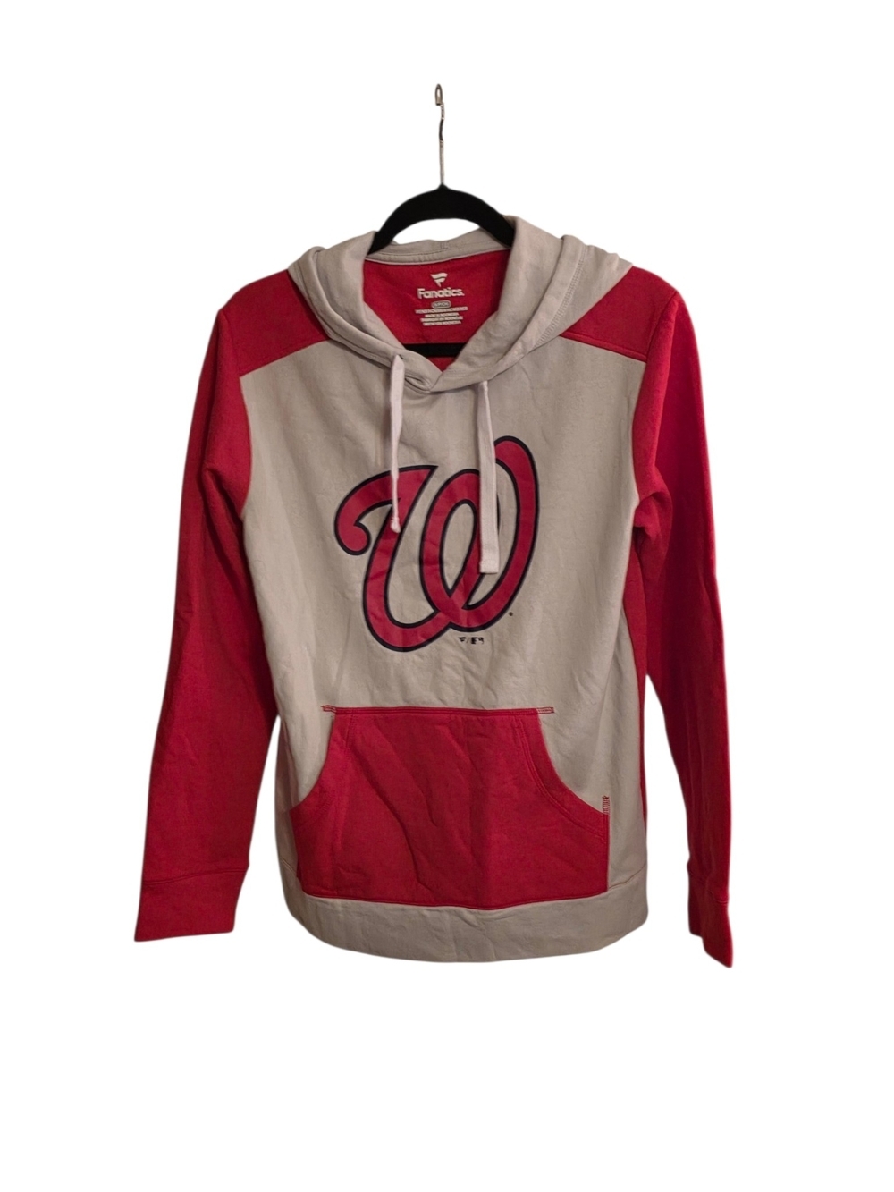 ​NWT Fanatics Washington Nationals Colorblock Pullover Hoodie Small